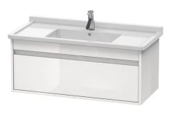 Duravit Ketho - Wastafelonderkast 410x1000x455 Mm, 1 Lade, Glanzend Wit KT666502222