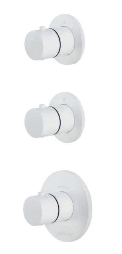 Paffoni Modular Box - Thermostatische Inbouwkraan, Voor 2 Uitgangen, Mat Wit MDE018BO