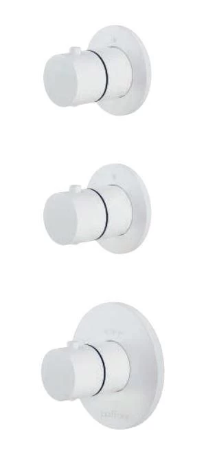 Paffoni Modular Box - Thermostatische Inbouwkraan, Voor 2 Uitgangen, Mat Wit MDE018BO 3 Paffoni Modular Box - Thermostatische Inbouwkraan, Voor 2 Uitgangen, Mat Wit MDE018BO