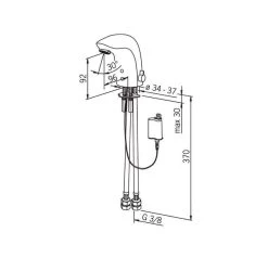 Hansa Electra - Eelektronische Wastafel Kraan, Bluetooth, Chroom 64412219 -BadderenMetVoordeel 7411b9871b649d8254633a5c