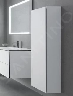Duravit L-Cube - Hoge Kast 1760x500x363 Mm, Scharnieren Rechts, Wit Mat LC1181R1818 -BadderenMetVoordeel 749e4121daa3df6f75ab0857