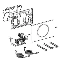 Geberit Sigma10 - Elektronische Bedieningsplaat, Netvoeding, Geborsteld Roestvrij Staal 115.863.SN.6 -BadderenMetVoordeel 780cd2ac8eaf0d99f80b1891
