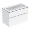 Geberit ICon - Wastafelkast Met Wastafel, 90x48x63 Cm, 2 Laden, KeraTect, Glanzend Wit 502.333.01.1 -BadderenMetVoordeel 79ef7e13853abac086c17aac