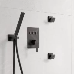 Steinberg 135 - Zijdouche, Mat Zwart 135 4400 S -BadderenMetVoordeel 7a20c7961df41a2a09043c7e