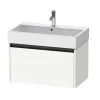Duravit Ketho.2 - Wastafelkast 440x784x460 Mm, 1 Lade, Mat Wit K25077018180000