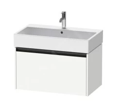 Duravit Ketho.2 - Wastafelkast 440x784x460 Mm, 1 Lade, Mat Wit K25077018180000