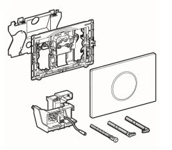 Geberit Sigma10 - Bedieningsplaat, Elektronisch, Dual Flush Spoeling, Netvoeding, Glanzend Chroom/mat Chroom 115.907.KH.1 -BadderenMetVoordeel 7c7ed9dd6de1e3ea0efa05cc