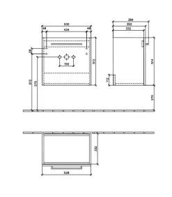Villeroy & Boch Avento - Wastafelonderkast, 530x514x352 Mm, 1 Deur, Oak Kansas A88800RH -BadderenMetVoordeel 7e9cc65f572a05aa2e710d71 1