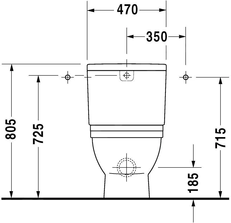 Duravit Starck 3 - Jachtbak 475x210 Mm, Wateraansluiting Linksonder, Met WonderGliss, Wit 09281000051 4 Duravit Starck 3 - Jachtbak 475x210 Mm, Wateraansluiting Linksonder, Met WonderGliss, Wit 09281000051 - Afbeelding 2