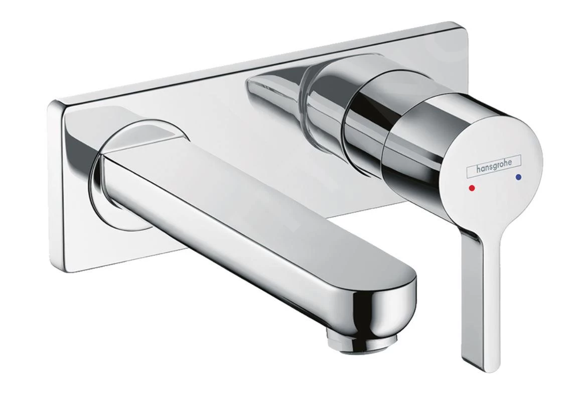 Hansgrohe Metris S - Afdekset Wastafelkraan, Chroom 31163000 3 Hansgrohe Metris S - Afdekset Wastafelkraan, Chroom 31163000