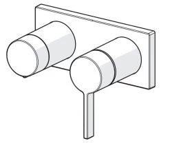 Hansa Loft - Inbouwkraan Voor 2 Uitgangen, Chroom 57649583 -BadderenMetVoordeel 841456797f1bfc7b1e355c89