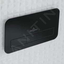 Villeroy & Boch ViConnect - WC-bedieningsplaat 200G, 2 Spoelvolumes, Glanzend Zwart 922400RB -BadderenMetVoordeel 8b19903450d623da3be2d6f9