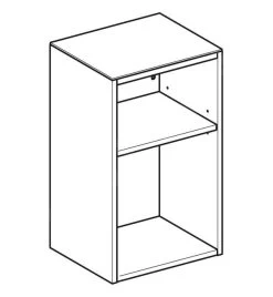 Geberit Smyle Square - Zijkast, Open, Lava 500.358.JK.1 -BadderenMetVoordeel 8c74cc25553e9eaa660d33c5 1