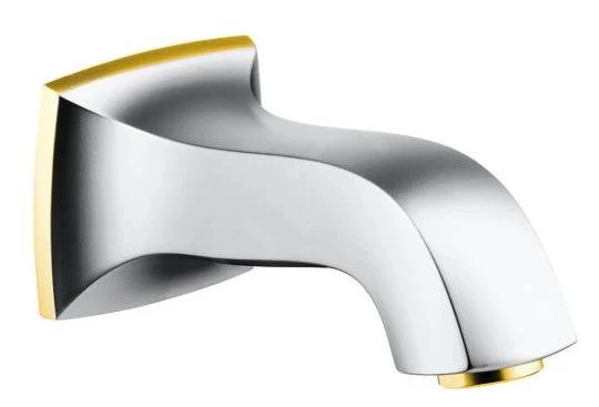 Hansgrohe Metropol Classic - Baduitloop, Chroom/goud 13425090 3 Hansgrohe Metropol Classic - Baduitloop, Chroom/goud 13425090