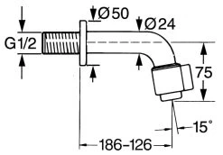 Hansa Nova - Wand Tapkraan, Chroom 00968101 -BadderenMetVoordeel 93cecae3970066686feb02a7