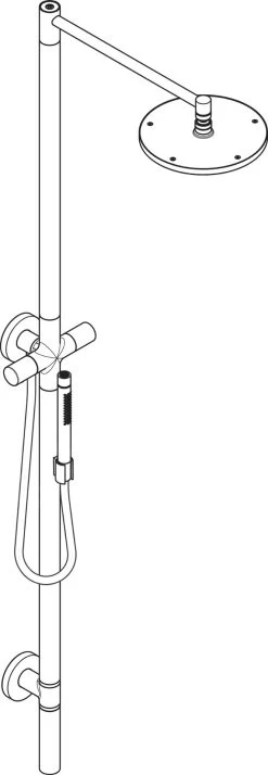 Axor Starck - Doucheset Met Thermostaat, Diameter 24 Cm, 1 Straalsoort, Rvs Look 12672800 -BadderenMetVoordeel 957a9ea9638ee504197373b4