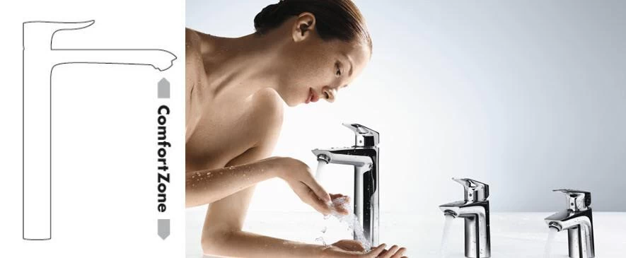 Hansgrohe Talis E - Wastafelkraan 110, LowFlow 3,5 L/min, Met Waste, Chroom 71715000 7 Hansgrohe Talis E - Wastafelkraan 110, LowFlow 3,5 L/min, Met Waste, Chroom 71715000 - Afbeelding 5