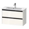 Duravit Ketho.2 - Wastafelonderkast 549x810x390 Mm, 2 Laden, Glanzend Wit K25256022220000 -BadderenMetVoordeel a06641bda86a89b18e1511fa
