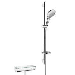 Hansgrohe Raindance Select S - Douucheset Met Thermostaat, 150 Mm, 3jet, Wit/chroom 27037400