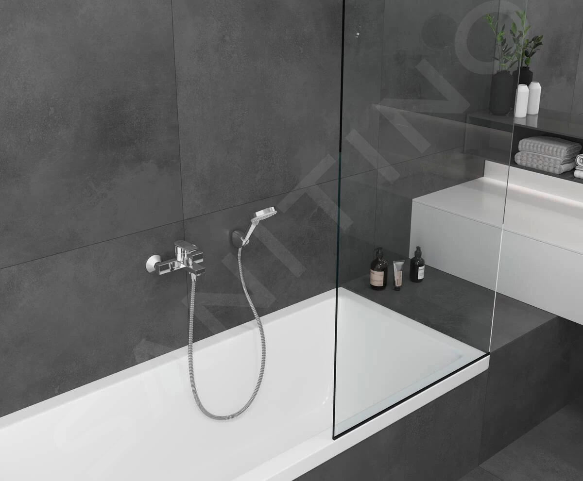 Hansgrohe Vernis Shape - Badkraan, Mat Zwart 71450670 5 Hansgrohe Vernis Shape - Badkraan, Mat Zwart 71450670 - Afbeelding 3
