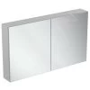 Ideal Standard Mirror&Light - Spiegelkast Met LED Verlichting En Inlegplank, 1200x700 Mm, Aluminium T3499AL -BadderenMetVoordeel a667db9b8a873427529d18cb
