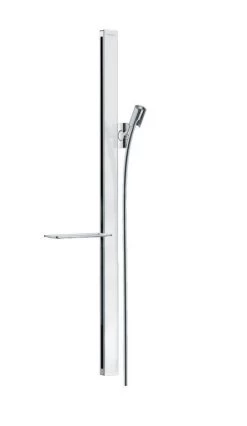 Hansgrohe Unica&apos;E - Glijstang 900 Mm, Met Doucheslang, Wit/chroom 27640400