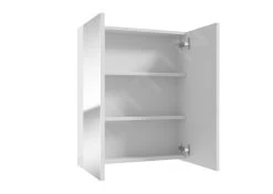 Kielle Vega - Spiegelkast, 60x73x15 Cm, Glanzend Wit 50118600 -BadderenMetVoordeel a93f729649666d51a7f3571a