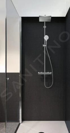 Hansgrohe Crometta - Showerpipe Doucheset E 240, Chroom 27271000 -BadderenMetVoordeel a9726c86a227b4505c26677e