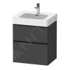 Duravit D-Neo - Wastafelkast 625x584x452 Mm, 2 Laden, Grafiet Mat DE4376049490000 -BadderenMetVoordeel ae560ef40636127cafbff668