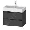 Duravit Ketho.2 - Wastafelkast 549x784x460 Mm, 2 Laden, Grafiet Mat K25277049490000 -BadderenMetVoordeel af227813e85a6084c56cd9e6