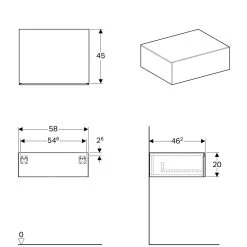 Geberit Xeno 2 - Onderbouw Zijkast Met Interne Lade 580x200 Mm, Grijs-beige 500.507.00.1 6 Geberit Xeno 2 - Onderbouw Zijkast Met Interne Lade 580x200 Mm, Grijs-beige 500.507.00.1 -BadderenMetVoordeel b1663245dd1e9bf9e926eaf9 1