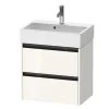 Duravit Ketho.2 - Wastafelkast 549x584x390 Mm, 2 Laden, Glanzend Wit K25273022220000 -BadderenMetVoordeel b19c1dae43f4c5cdbf256c96