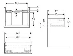 Geberit ICon - Wastafelonderkast 592x247x476 Mm, 1 Lade, Glanzend Wit 502.310.01.2 5 Geberit ICon - Wastafelonderkast 592x247x476 Mm, 1 Lade, Glanzend Wit 502.310.01.2 -BadderenMetVoordeel b283f9921ccc51db5738f176