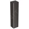 Geberit Acanto - Hoge Badkamerkast 1730x380 Mm, 2 Deuren, Zwart 500.619.16.1 -BadderenMetVoordeel b346456043e182f9947a2ec9