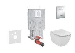 Grohe Uniset - Complete Toiletset Voor Wand-WC Closet+zitting Ideal Standard Tesi 38643SET-KF