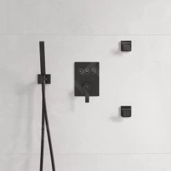 Steinberg 135 - Zijdouche, Mat Zwart 135 4400 S -BadderenMetVoordeel bf177d2bad0141143042d9e1