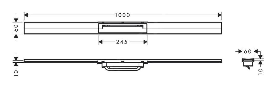 Hansgrohe RainDrain Flex - Douchegoot Met Rvs Rooster 1000, Te Plaatsen In De Ruimte, Inkortbaar, Geborsteld Brons 56046140 4 Hansgrohe RainDrain Flex - Douchegoot Met Rvs Rooster 1000, Te Plaatsen In De Ruimte, Inkortbaar, Geborsteld Brons 56046140 - Afbeelding 2