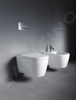 Duravit ME By Starck - Hangend Toilet, Met WonderGliss, Wit/mat Wit 25280926001 -BadderenMetVoordeel c1917f4243a0cefc58d0fda1