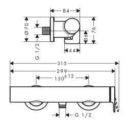 Hansgrohe Vivenis - Douchekraan, Chroom 75620000 -BadderenMetVoordeel c48a9f49dbefcfa420bd9aec