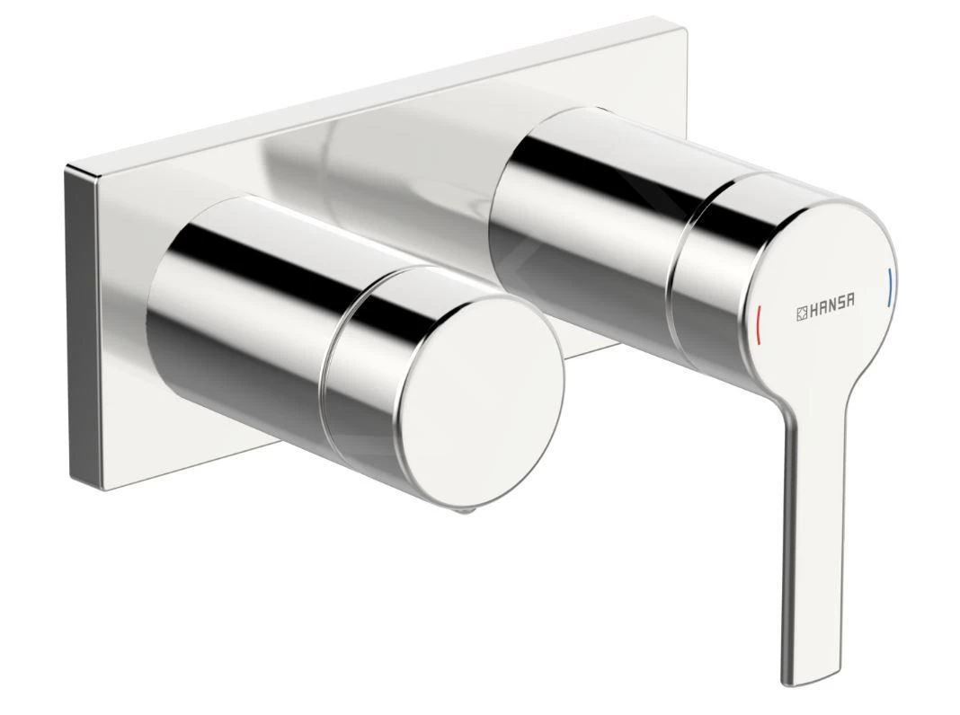 Hansa Ronda - Inbouwkraan Voor 2 Uitgangen, Chroom 44599583 3 Hansa Ronda - Inbouwkraan Voor 2 Uitgangen, Chroom 44599583