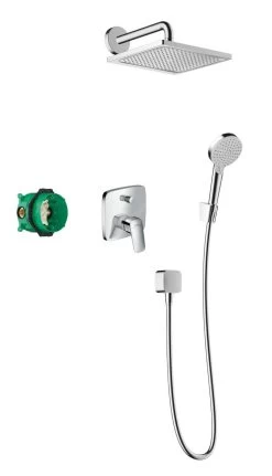 Hansgrohe Crometta - Doucheset E 240, Met Logis Inbouwkraan, Chroom 27957000