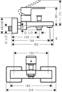 Hansgrohe Vernis Shape - Badkraan, Mat Zwart 71450670 8 Hansgrohe Vernis Shape - Badkraan, Mat Zwart 71450670 -BadderenMetVoordeel ce6dac81a6874f3fc3799e7a