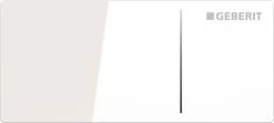 Geberit Omega70 - Bedieningspaneel, Glas/wit 115.084.SI.1