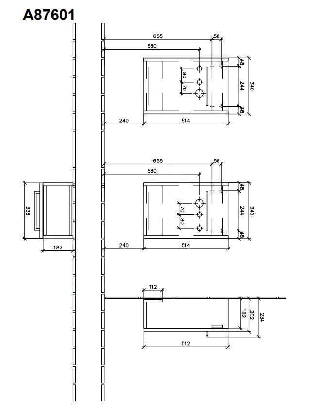 Villeroy & Boch Avento - Wastafelkast, 340x514x202 Mm, 1 Deur, Elm Impresso A87601PN 4 Villeroy & Boch Avento - Wastafelkast, 340x514x202 Mm, 1 Deur, Elm Impresso A87601PN - Afbeelding 2