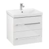 Villeroy & Boch Avento - Wastafelkast, 580x514x452 Mm, 2 Laden, Crystal White A88900B4 -BadderenMetVoordeel db460cf8e648de831c474f0a