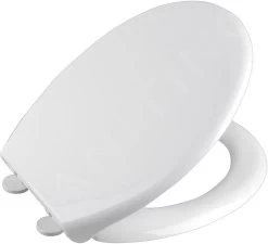 Aqualine Sofia - Wc-zitting Soft Close, Polypropylene, Wit BS122