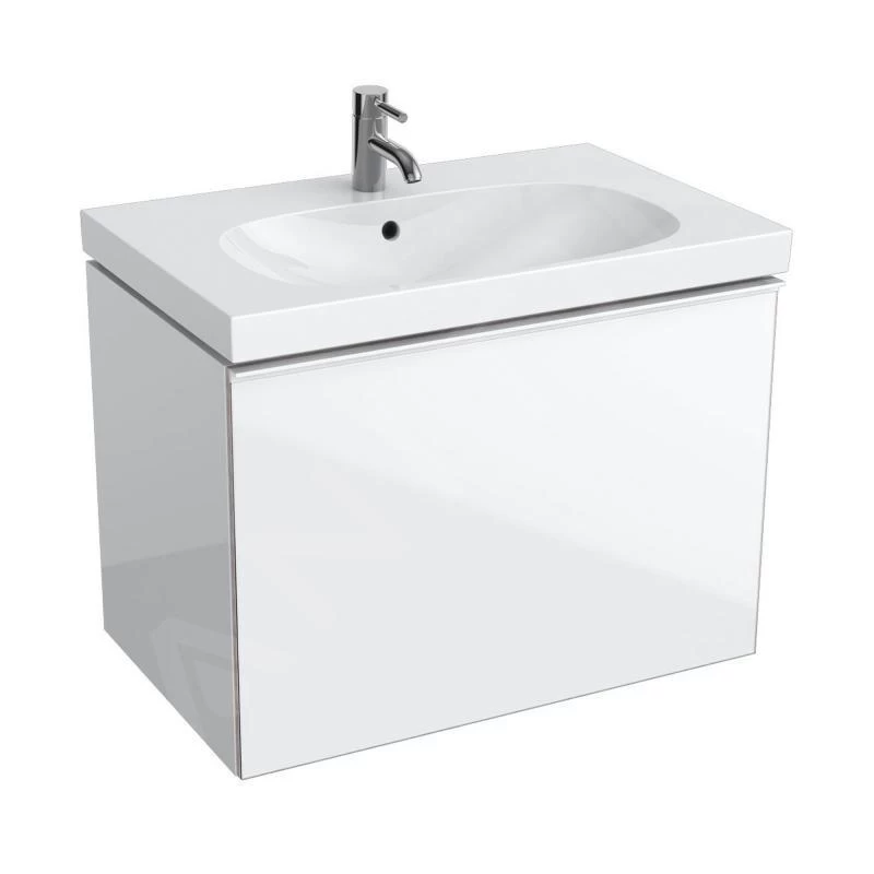 Geberit Acanto - Wastafelonderkast 750 Mm, Glanzend Wit 500.611.01.2 5 Geberit Acanto - Wastafelonderkast 750 Mm, Glanzend Wit 500.611.01.2 - Afbeelding 3