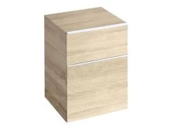 Geberit ICon - Onderbouw Zijkast Met 2 Laden 450x600 Mm, Eikenhout 841047000