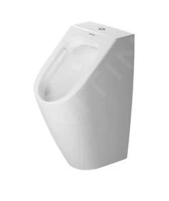 Duravit ME By Starck - Urinoir, Bovenste Waterinlaat, Rimless, Met WonderGliss, Alpine Wit 28153000001