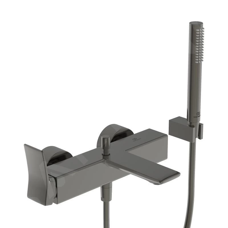 Ideal Standard Conca Tap - Badkraan Met Accessoires, Magnetic Grey BC763A5 3 Ideal Standard Conca Tap - Badkraan Met Accessoires, Magnetic Grey BC763A5